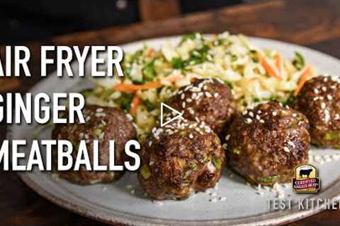 Air Fryer Ginger Meatballs Recipe