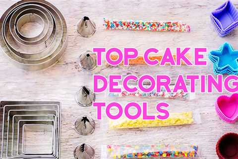 6 Essential Types of Cake Decorating Tools You Need