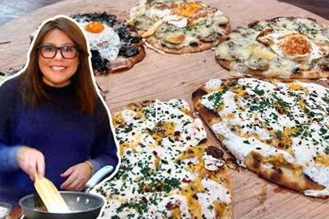 How to Make BLD Flatbread Pizzas, 3 Ways with Eggs | Rachael Ray