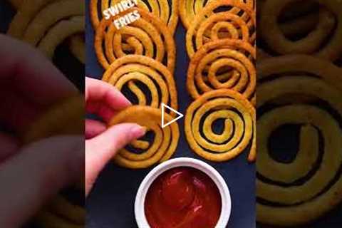 Swirly Fries Recipe #shorts