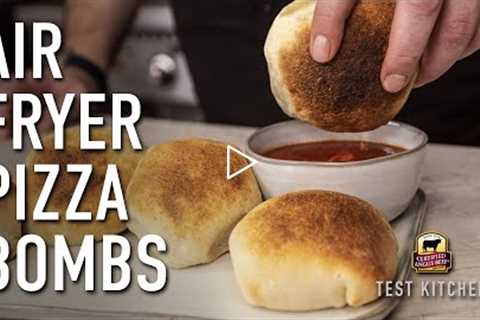 Air Fryer Pizza Bombs Recipe