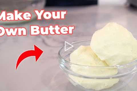 How To Make Your Own Butter #SHORTS