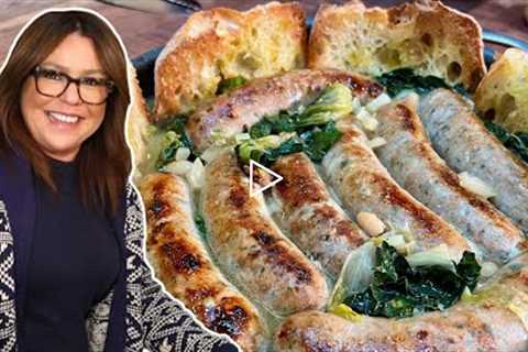 How to Make Sausage and Beans with Greens | Rachael Ray