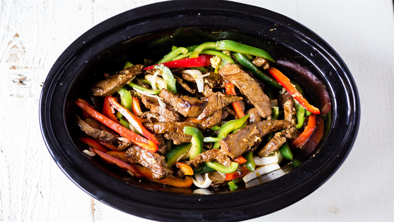 Easy Crock Pot Pepper Steak Recipe Slow Cooker