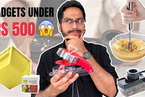 OMG😱 Kitchen Gadgets Under RS 500 🤯| Testing Weird Amazon Kitchen Tools | Cheap Kitchen Gadgets
