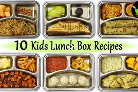 10 Lunch Box Recipes For Kids Vol 2 | Indian Lunch Box Recipes| Easy And Quick Tiffin Ideas For Kids