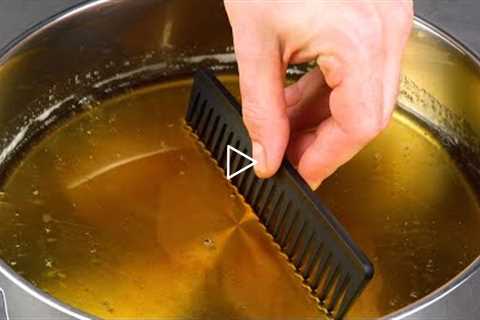 Enchant Your Dinner Guests With Sugar & A Comb