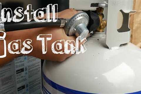 How To Install Propane Tank Gas Grill Easy Simple
