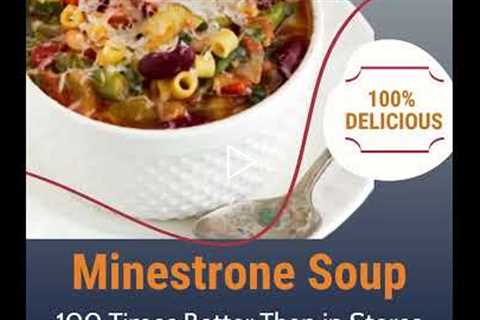 Delicious Crock Pot Minestrone Soup | How to Prepare a Slow Cooker Minestrone Soup