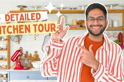 DETAILED KITCHEN STUDIO TOUR | Kitchen Design Ideas & Organisation | Bake With Shivesh