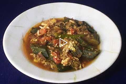 Scrambled Egg Okra Stew / Dinner Recipes / Stew Recipes / Scrambled Egg Recipes / Okra Recipes 1245