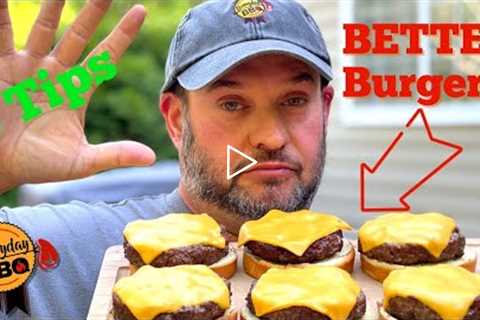 5 Tips to BEST BURGERS! | Make the best Homemade Grilled Burgers using these tips!