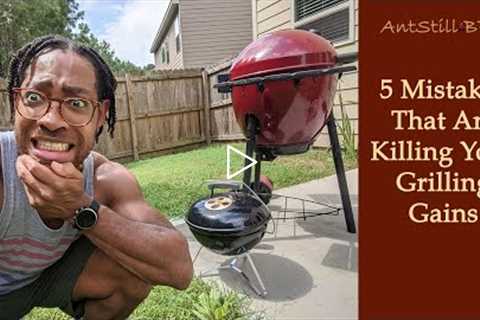 5 Mistakes to Avoid when Cooking on a Charcoal Grill | 5 Tips for New Grillers | AntStill BBQ