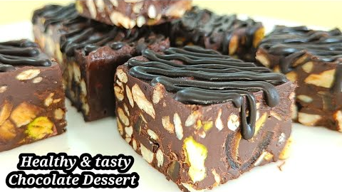 healthy and tasty chocolate dessert recipe | healthy snacks