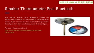 The Best Thermometer For Smokers