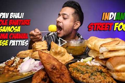 The Best North Indian Street Food Mukbang? | Street Food Mukbang| Praveen Salal