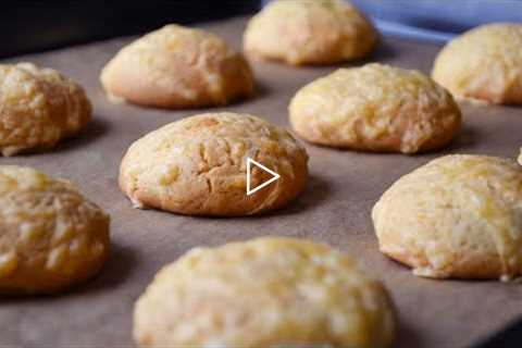 Delicious sweet biscuits with salty cheese.