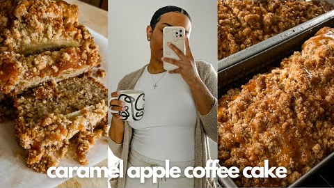 a fall baking love story | caramel apple coffee cake