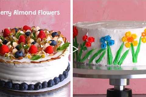 Transform a store-bought cake in seconds, with these 4 simple designs!