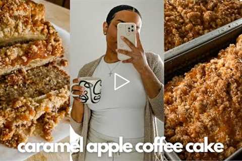 a fall baking love story | caramel apple coffee cake