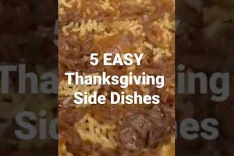 Need some side dishes for Thanksgiving? I''m sharing 5 easy ones with you!