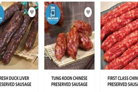What is chinese sausage made of?