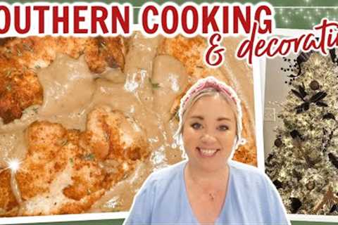 SOUTHERN COOKING AND CHRISTMAS DECORATING | PERFECT SUNDAY DINNER RECIPE | JESSICA O''DONOHUE