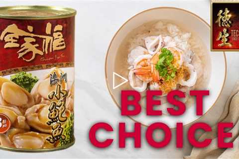 Best BABY CANNED ABALONES (全家福), OYSTERS AND SCALLOPS are perfect ingredient for Seafood Porridge.