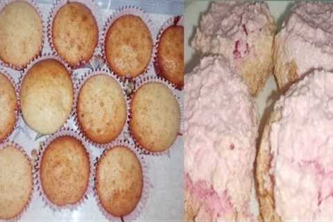 2 yummy  baking recipes vanilla cup cake and coconut macaroons recipe  by hina yummy meals.