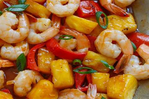 Sweet and Spicy Pineapple Shrimp Stir Fry