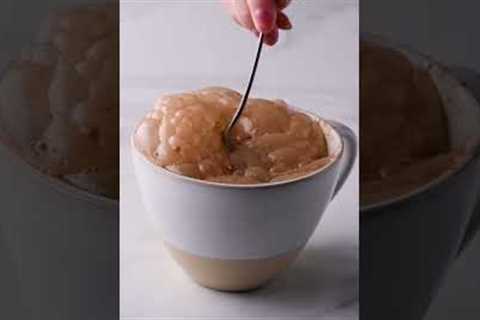 Satisfy your sweet tooth with this decadent 2 ingredient chocolate mug cake recipe! #shorts