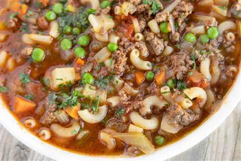 Easy Hamburger Soup Recipe