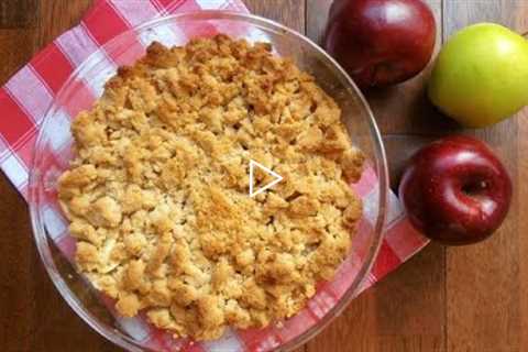 Apple Crumble - Apple Crumble Pie - Crumble for Apple Pie