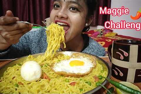 Maggie Challenge 😋 Food Eating Videos, Big Bites 🥵