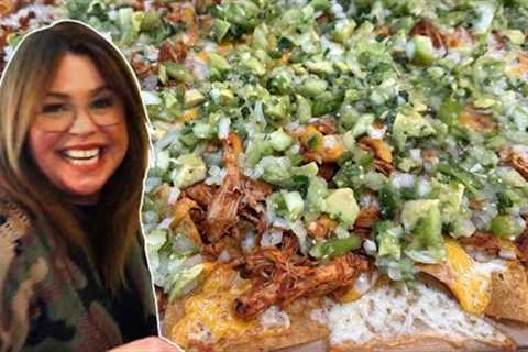 Rach's Chicken Tinga Nachos With Super-Fresh Avocado Salsa