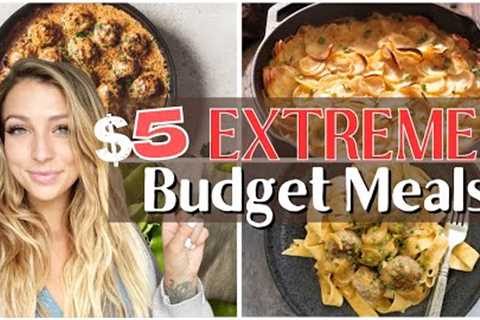 $5 EXTREME BUDGET FAMILY MEALS | *SECRET* Family Recipe