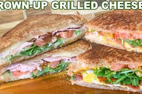 2 GROWN-UP Grilled Cheese Sandwiches Classic Lunch Idea