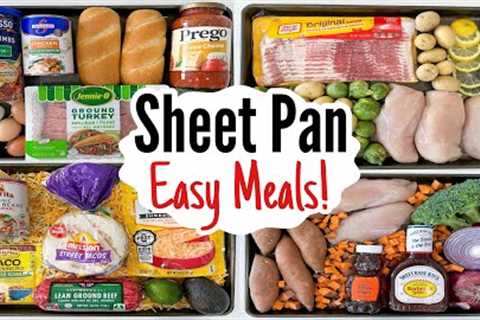 5 FABULOUS SHEET PAN MEALS | 5 Quick & Budget-Friendly Dinner Recipes Made EASY! | Julia Pacheco