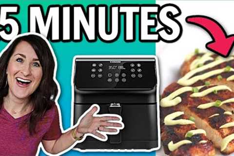EASY 15 Minute Air Fryer DINNER RECIPES to Make When You're Short on Time