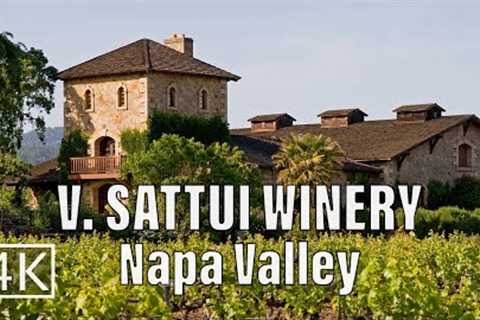 V. Sattui Winery - Napa Valley -  California - Walking Tour [4K]