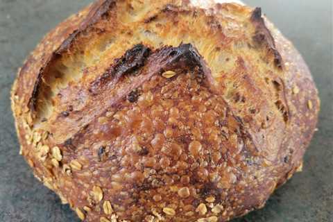 Oat Flax Sourdough Loaf
