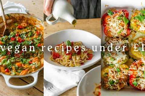 BUDGET VEGAN: Healthy & Easy Veganuary Recipes Under £1