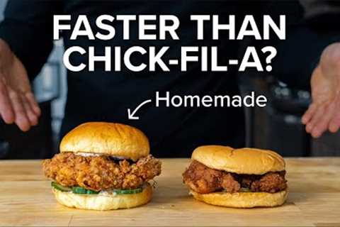 Can I make Chick-fil-A''s Original Chicken Sandwich FASTER than ordering one?
