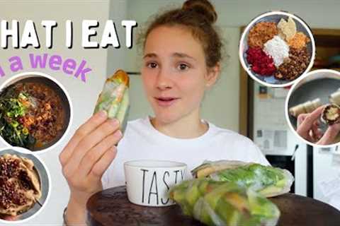 VEGAN WHAT I EAT IN A WEEK 🌱☺️ easy & quick recipes