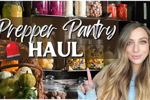 Stockpile These Prepper Items Now | Prepper Pantry Haul
