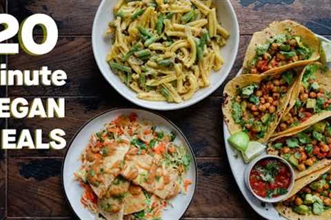 20-Minute Vegan Meals EVERYONE Should Know