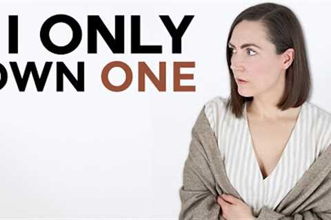 THINGS I ONLY OWN ONE OF | minimalism + simple living