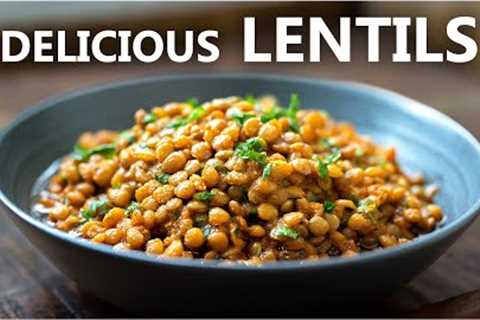 EASY LENTIL RECIPE for a Vegetarian and Vegan Diet | Lentil Recipes