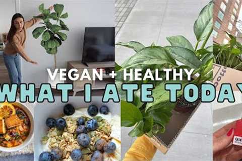 WHAT I ATE TODAY 🌱 Vegan + Healthy