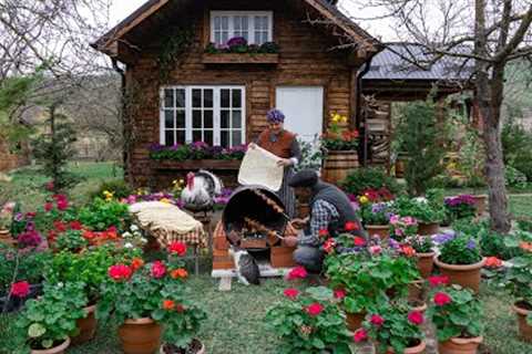 Village Life: Baking Thin Pita Bread on a Barrel-Oven